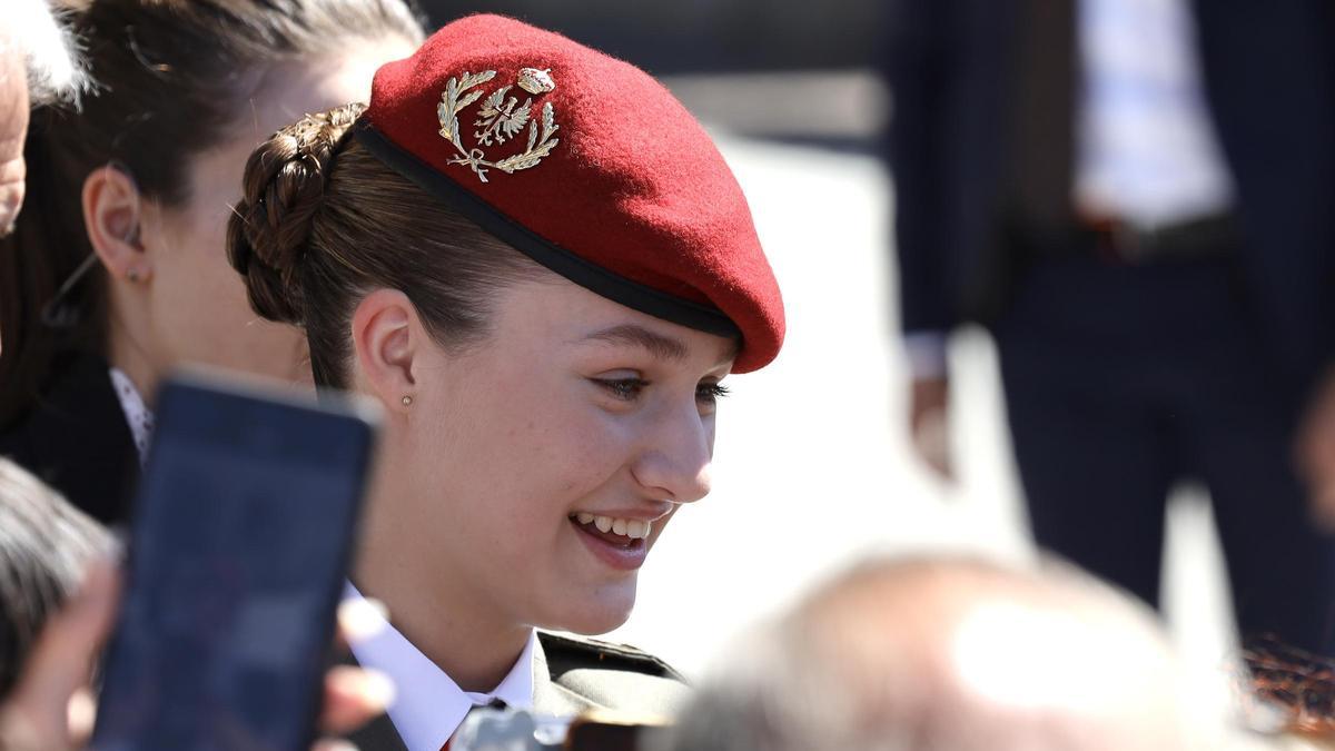 La Princesa Leonor se irá de vacaciones con sus amigos de la Academia General Militar