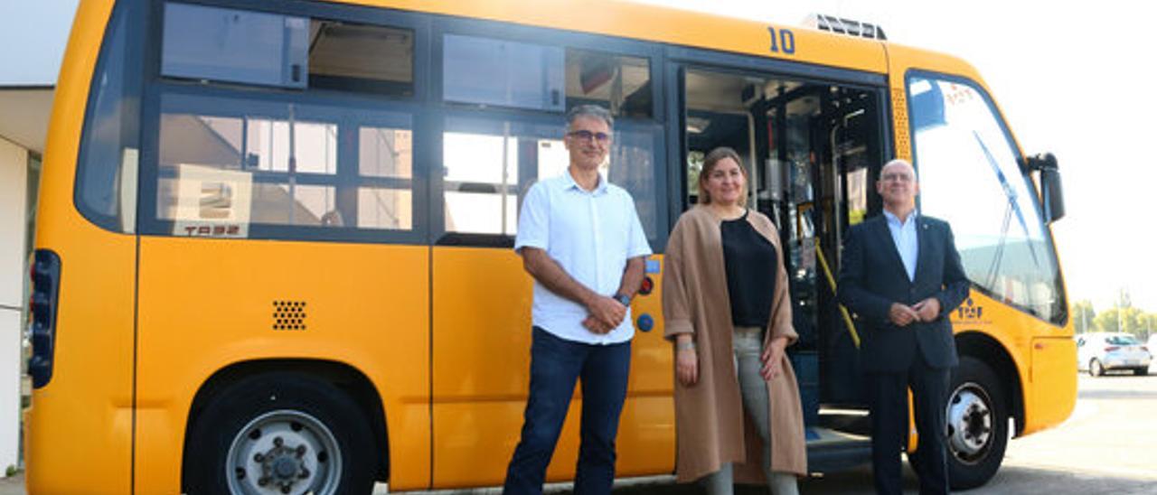 El primer bus elèctric que va tenir la ciutat