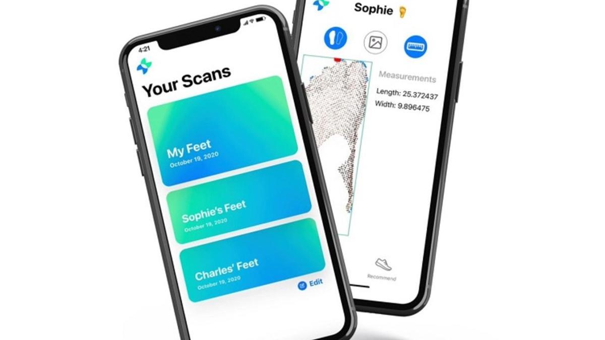 Con esta aplicación podrás escanear los pies de la persona a la que le quieras regalar unos zapatos