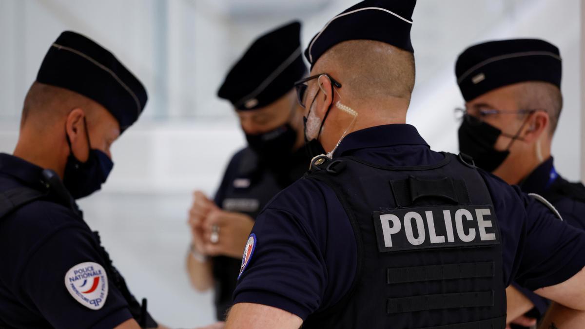 Varios agentes de la policía francesa, en una imagen de archivo.