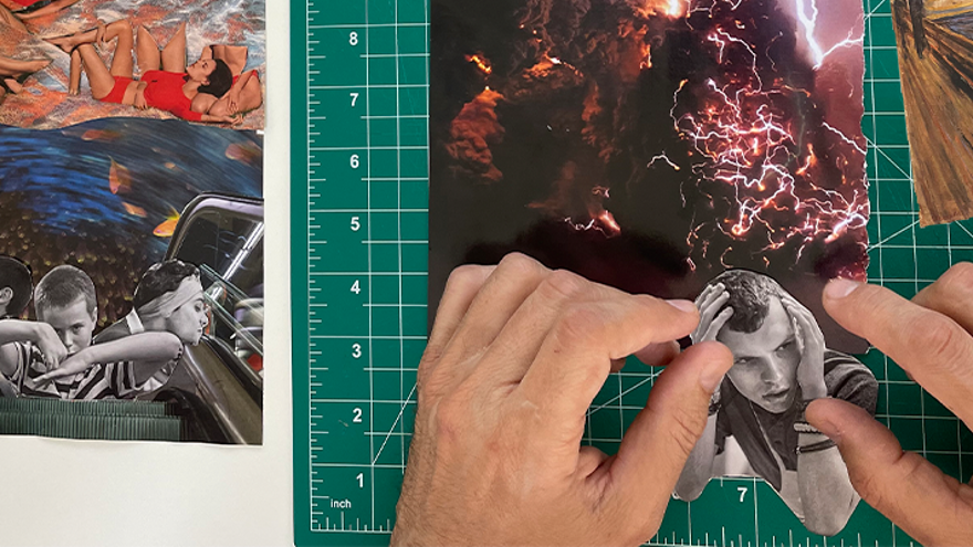 Taller de expresión creativa a través de collage. Con Carolina Arán y Emmanuel Lafont