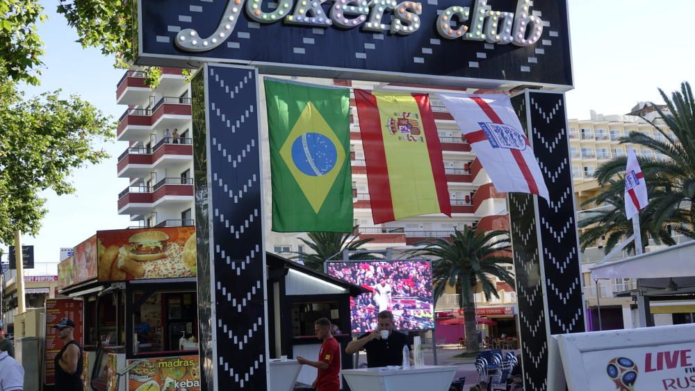 Magaluf se blinda contra los 'hooligans' ante el Inglaterra-Túnez