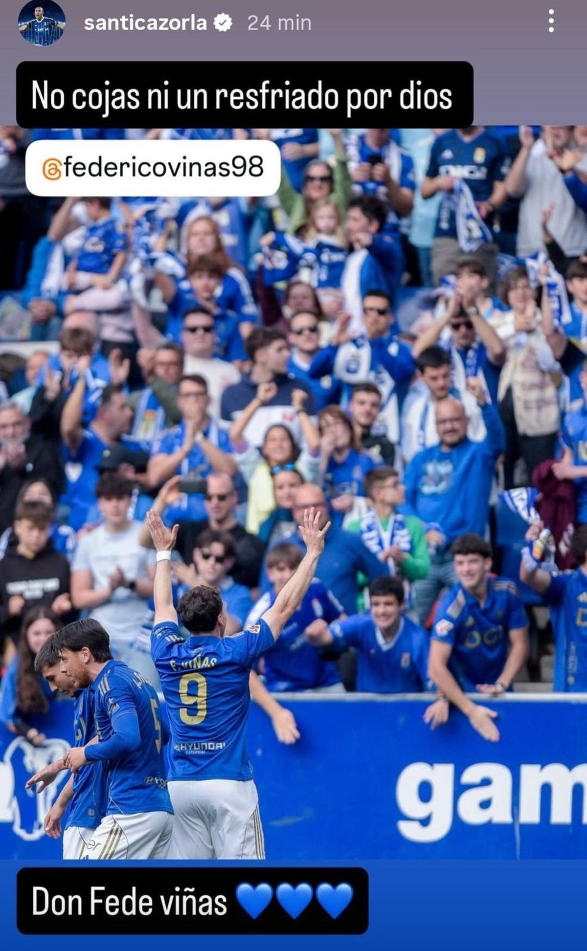 El mensaje de Cazorla