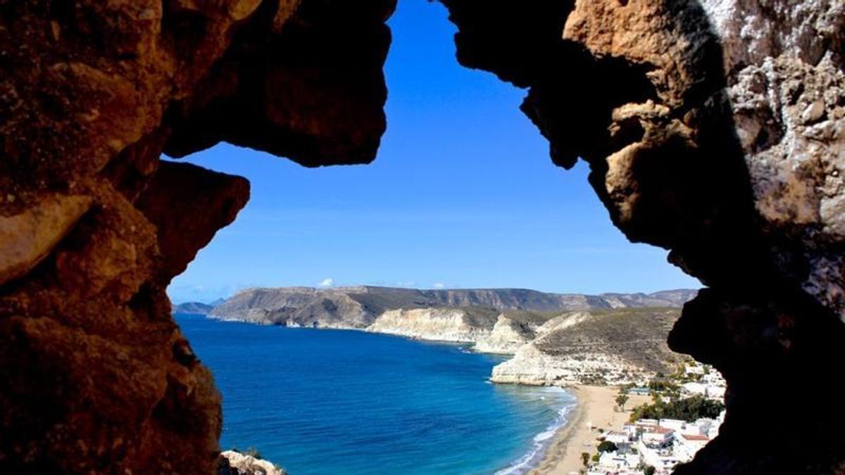 Pueblo de Agua Amarga en Cabo de Gata, Almería