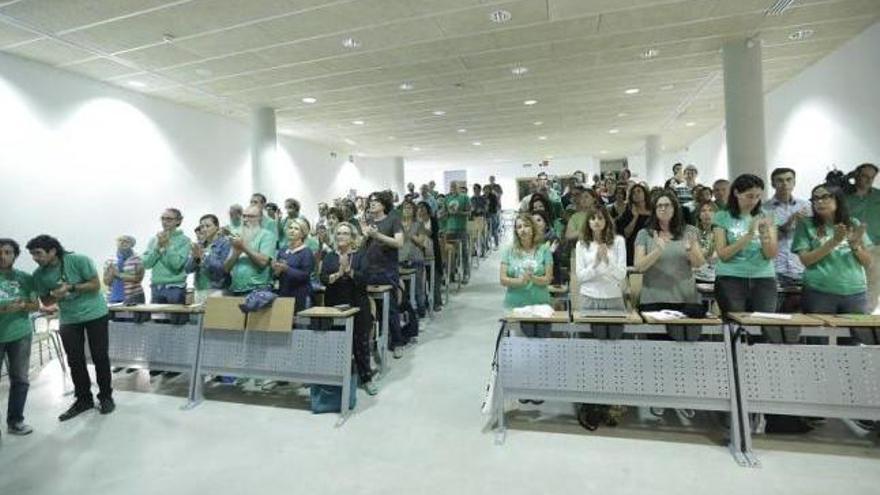 Imagen de una reunión de la Assemblea de Docents.