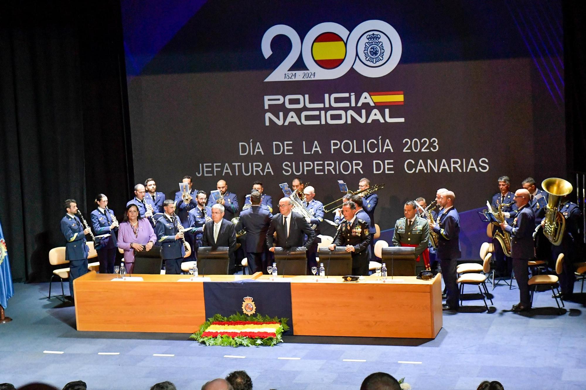 Acto del Día de la Policía en San Bartolomé de Tirajana