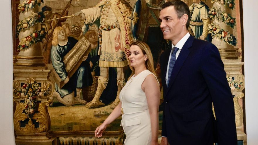 El encuentro entre Marga Prohens y Pedro Sánchez
