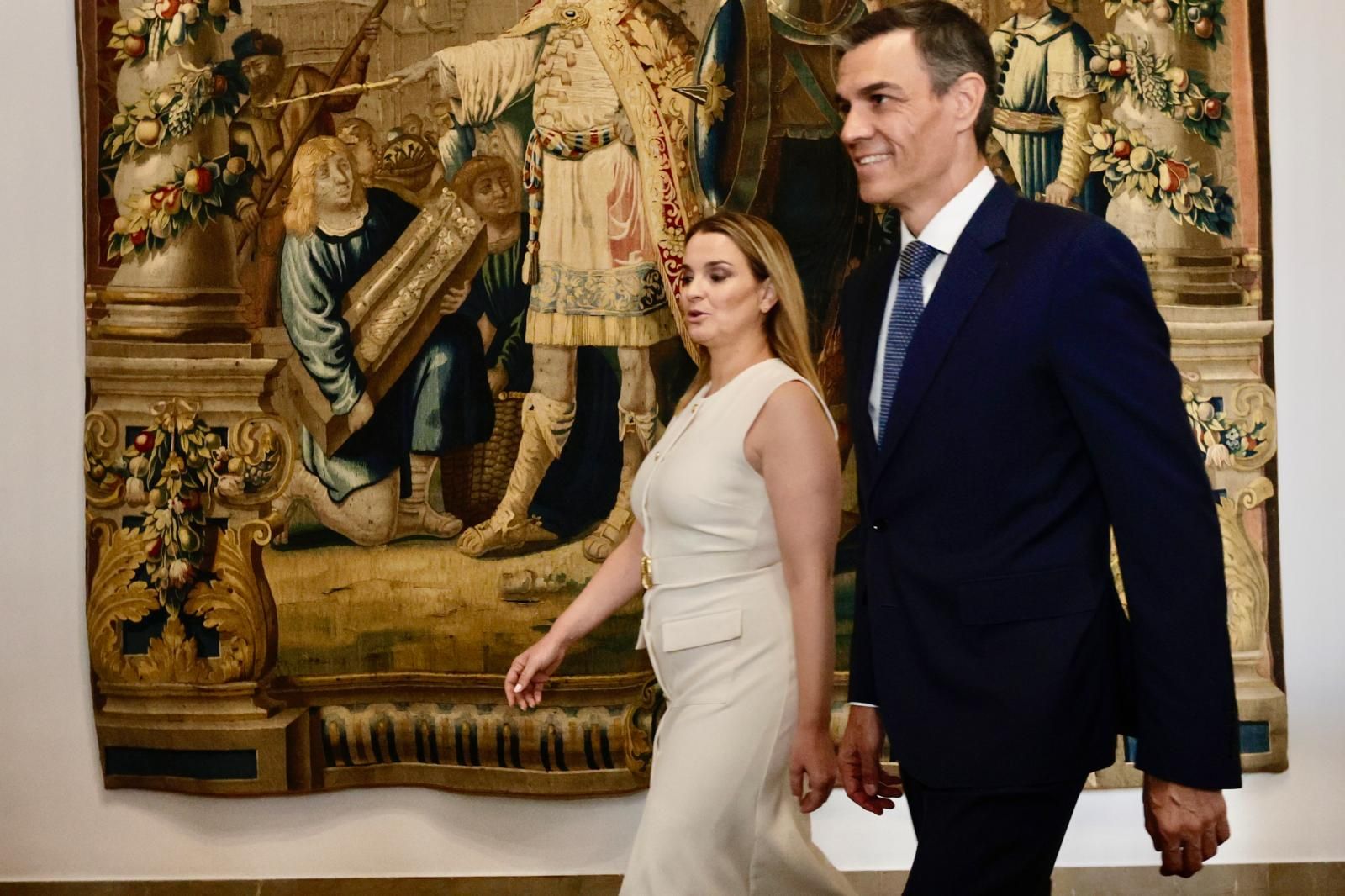 El encuentro entre Marga Prohens y Pedro Sánchez.