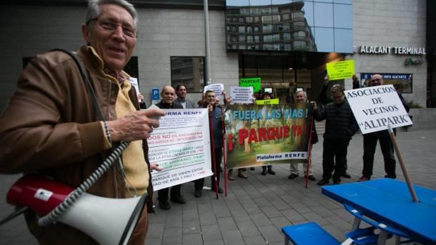 Protesta de la Plataforma Renfe