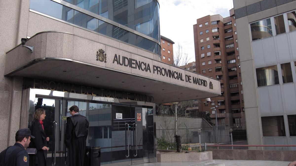 Imagen de archivo de la Audiencia Provincial de Madrid.