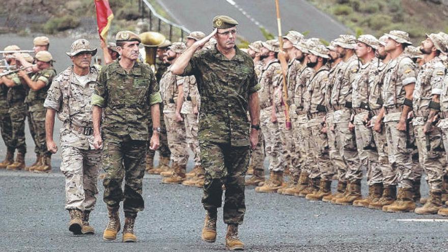 Canarias asume el mando del Ejército de Tierra de Ceuta, Melilla y Baleares