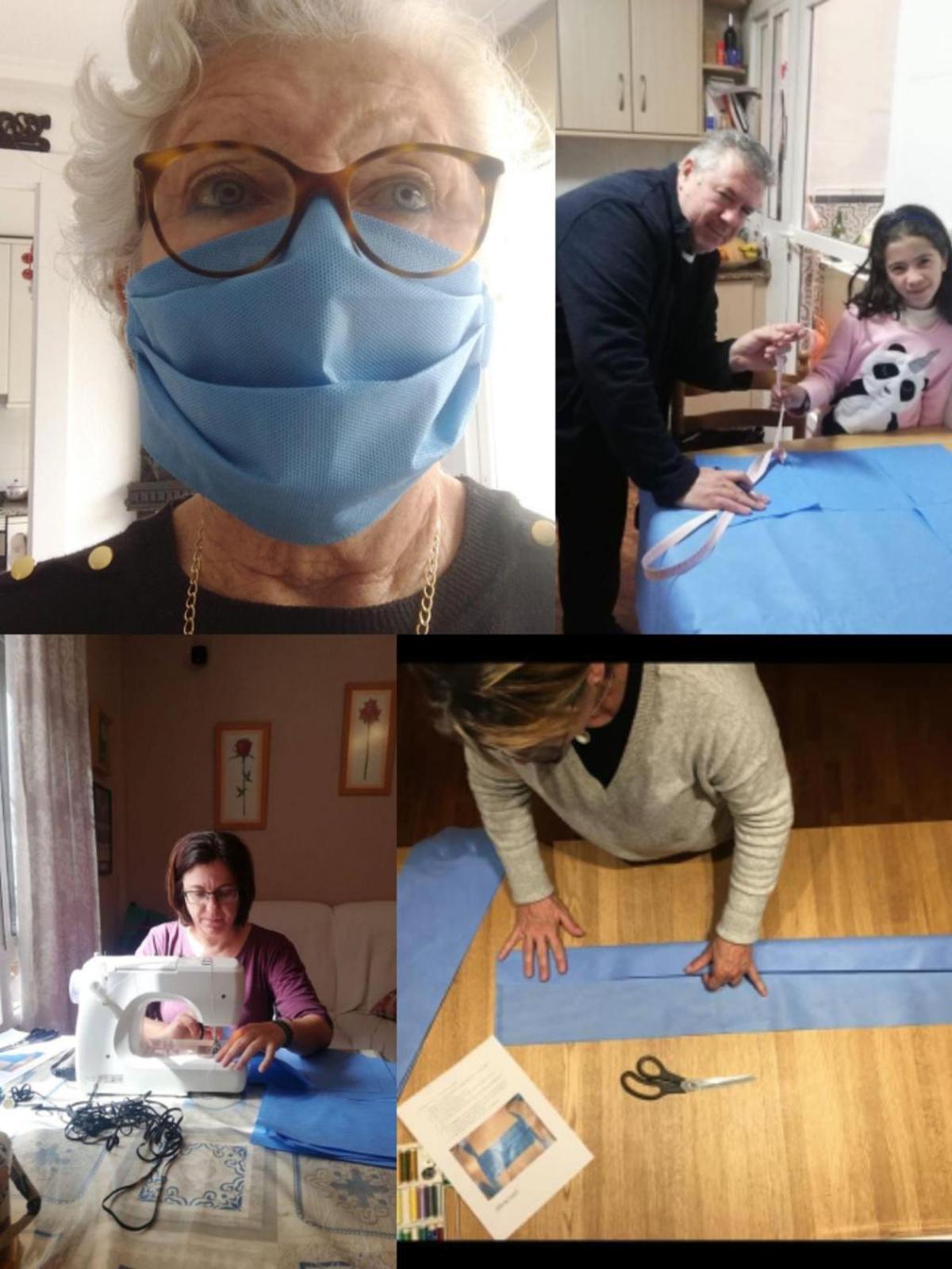 Sanidad Excelente reparte material para realizar mascarillas artesanales