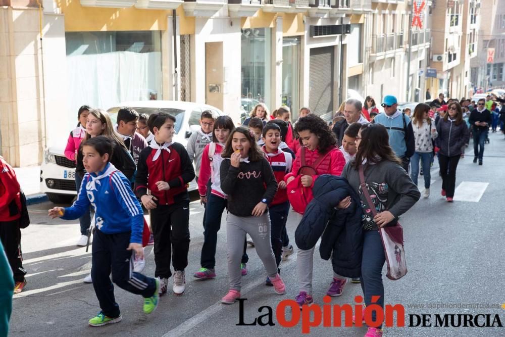 Marcha en el Día del Cáncer Infantil en Caravaca