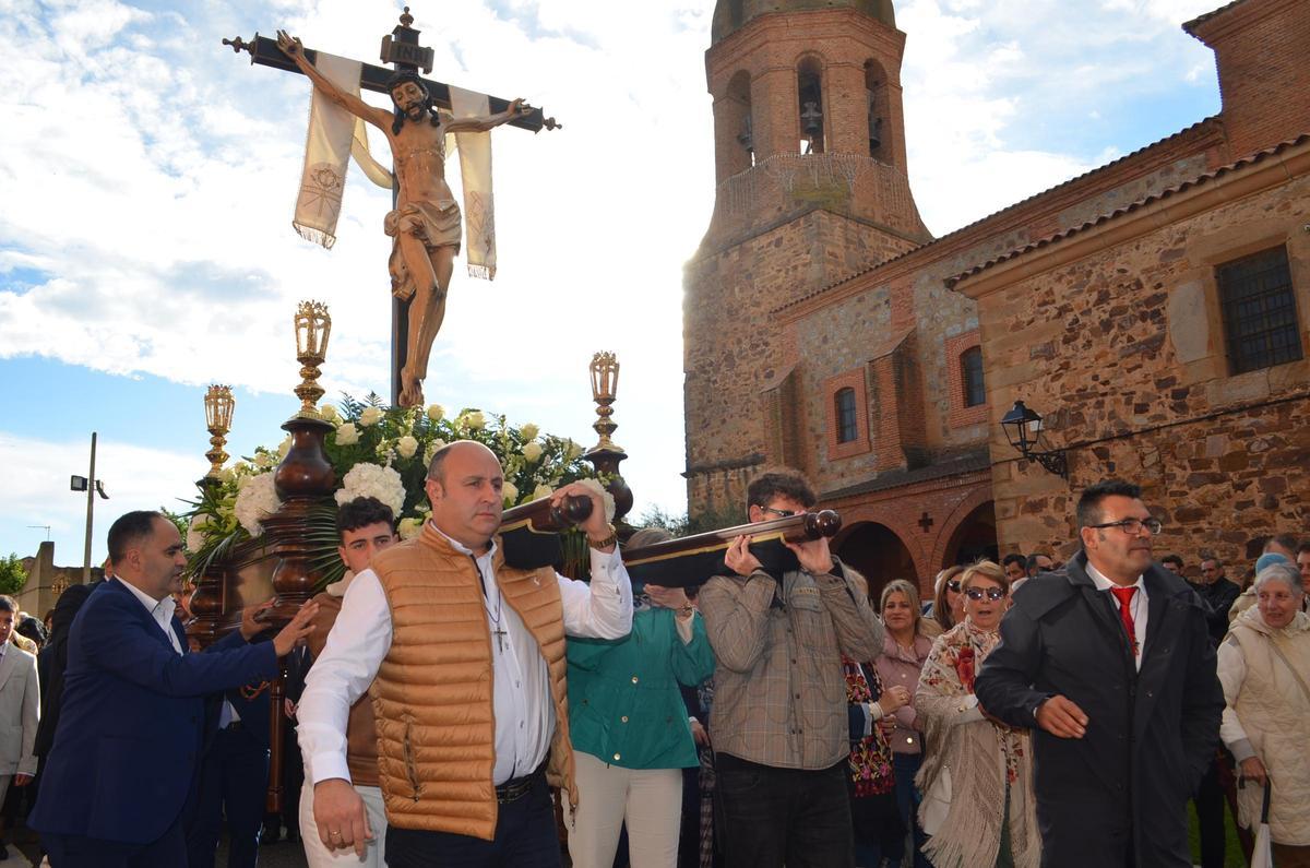 Procesión del Cristo de la Vera Cruz en Santa Cristina.