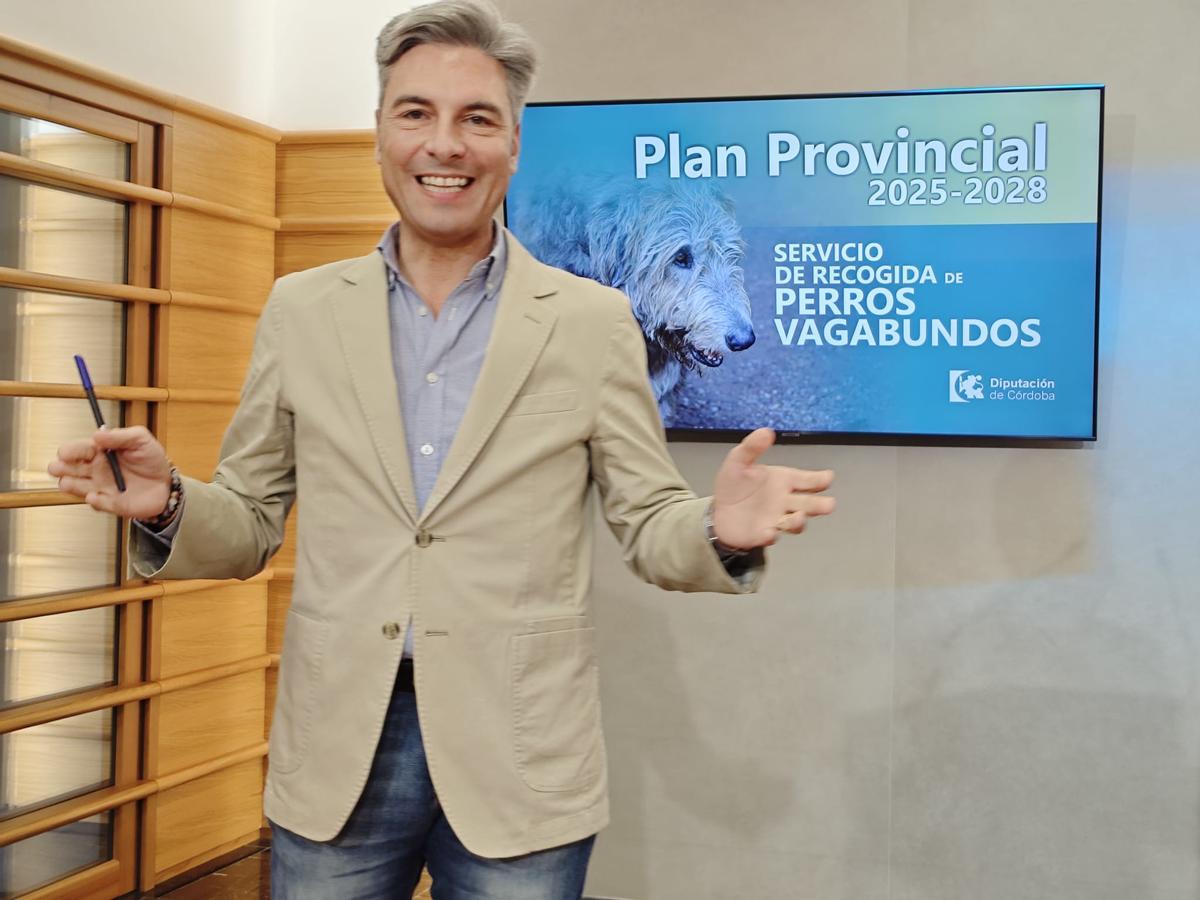 Andrés Lorite explica los detalles del Plan de recogida de perros vagabundos.