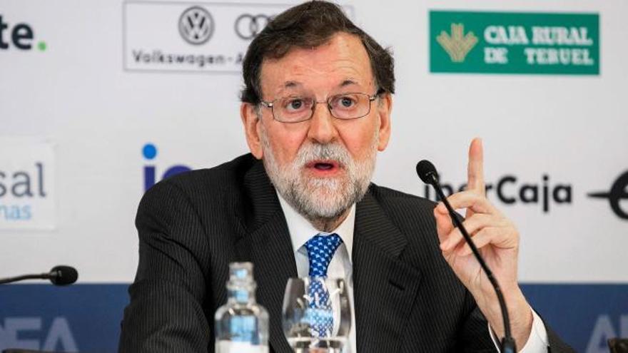 Rajoy, preguntado por la RFEF: "He venido aquí a hablar de mi libro"