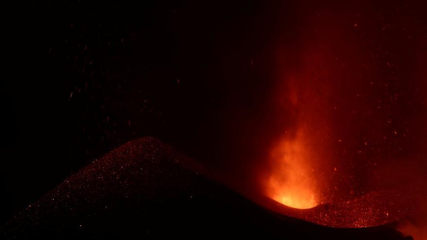 Avance de la colada de lava del volcán de La Palma (13/10/21)