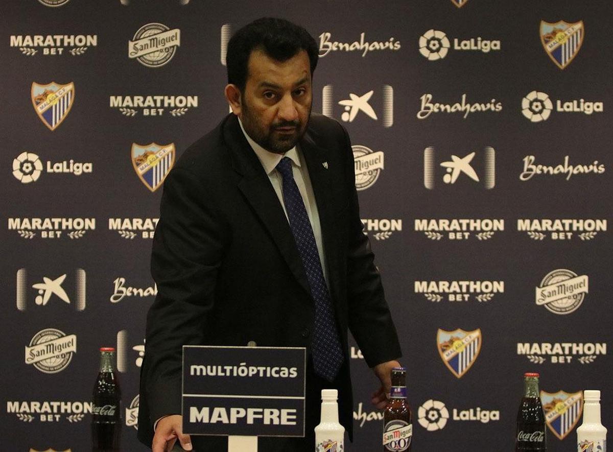 Al Thani, en La Rosaleda