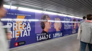 “És hora que ens mirem als ulls i parlem de precarietat el lema de la campanya municipal per al 8M