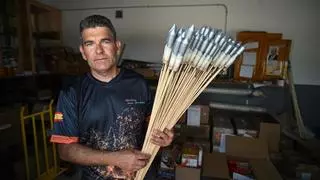 La Palmera que enciende la Cremà, un secreto de familia