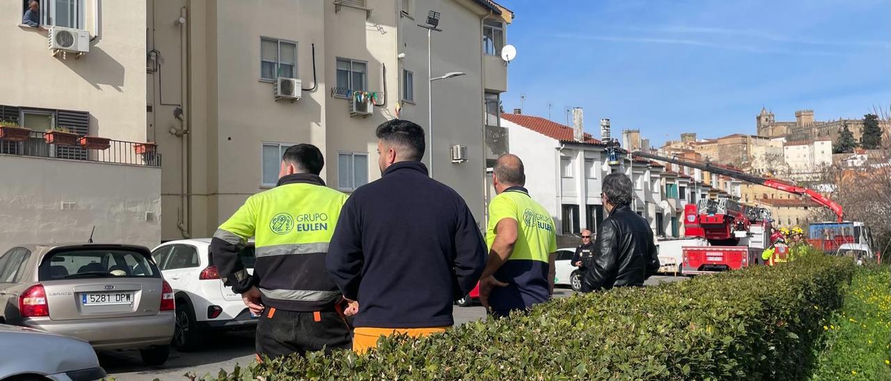 Día en el que los bomberos del Sepei rescataron el cuerpo sin vida del hombre.