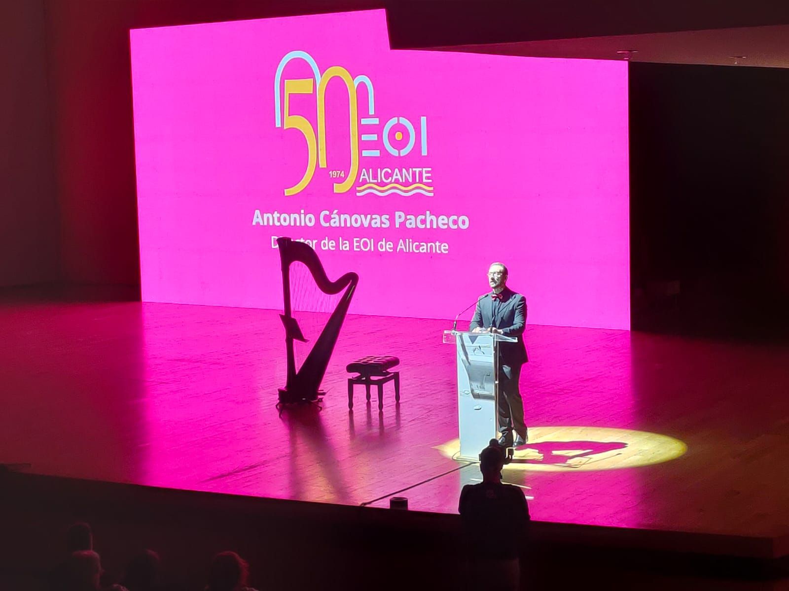Gala del 50 aniversario de la Escuela de Idiomas de Alicante