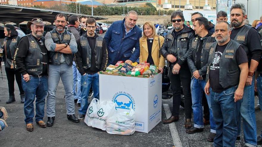 Solidaridad sobre ruedas para el banco de alimentos