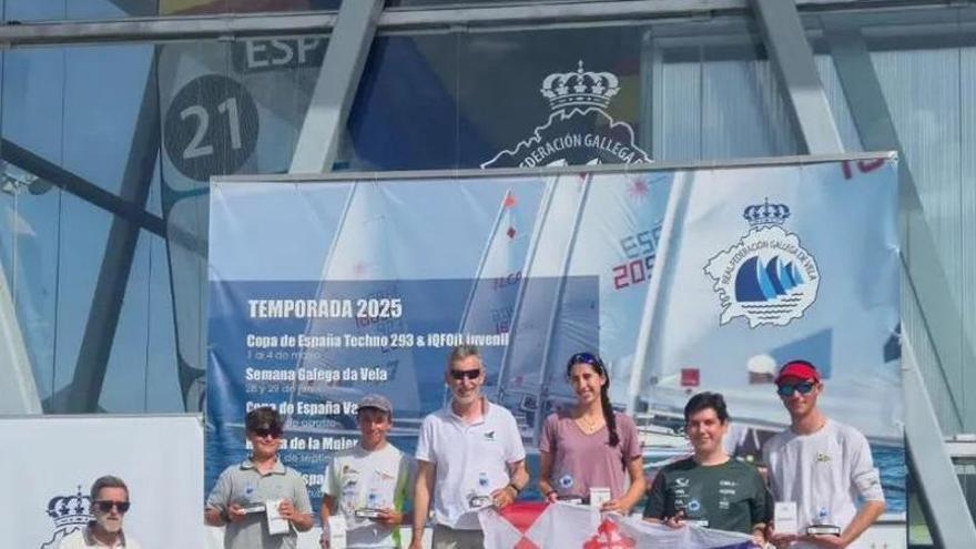 Amplia representación del Náutico vigués en la Semana Gallega de la vela