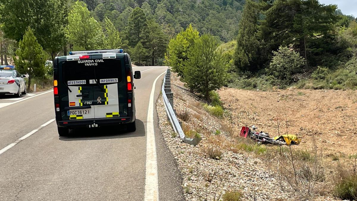 El accidente ha consistido en una salida de vía.