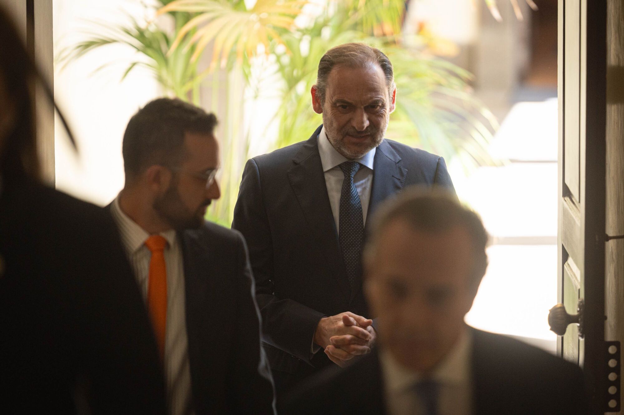 José Luis Ábalos comparece en el Parlamento de Canarias