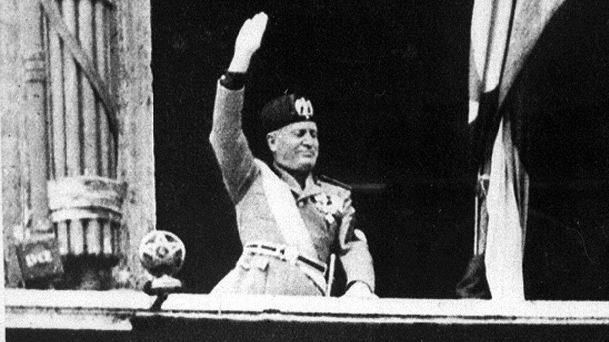 Benito Mussolini.