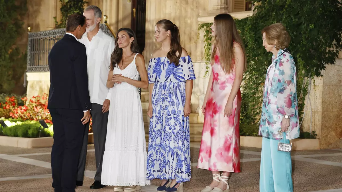 Todos los invitados a la recepción de Marivent: desde Rafa Nadal a un participante de Supervivientes