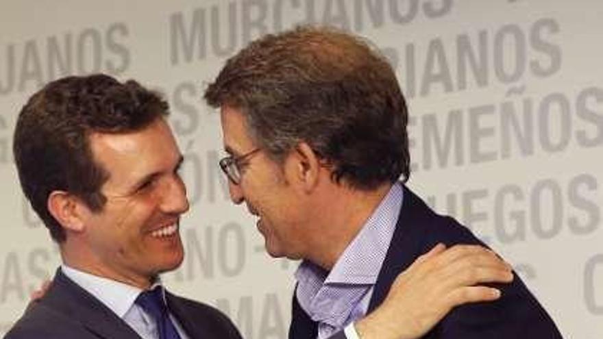 Pablo Casado da por hecho el apoyo de Feijóo