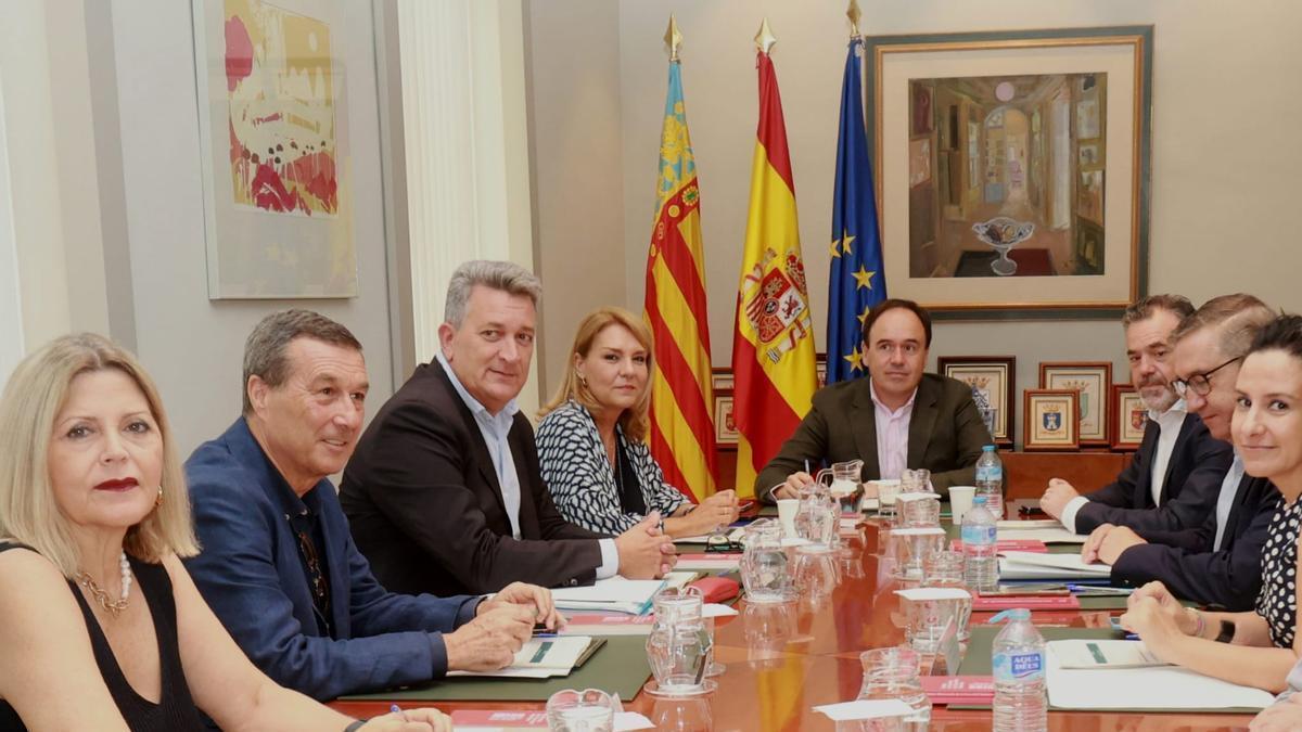 Pérez Llorca preside el pleno del Consell en Alicante