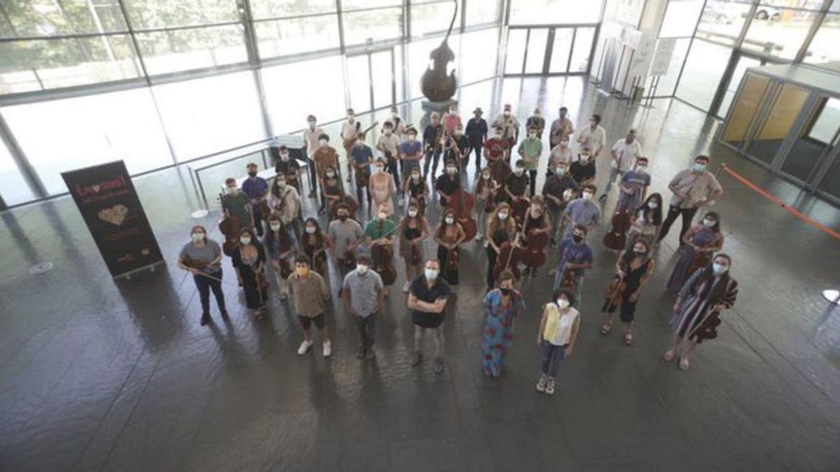 Una imatge de l’orquestra a l’Auditori de Girona | CCMA