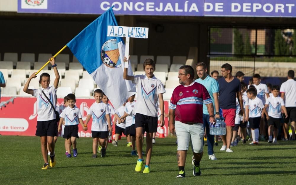 Clausura de la liga local de fútbol base de Cartag