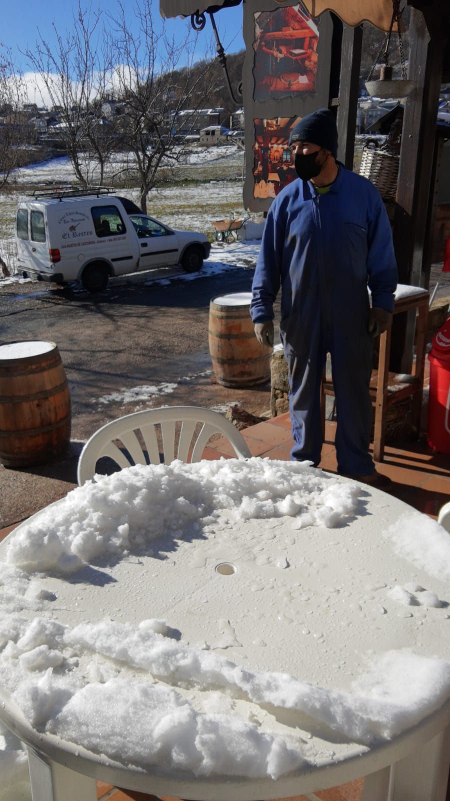 Nieve en Sanabria: el blanco vuelve a las montañas