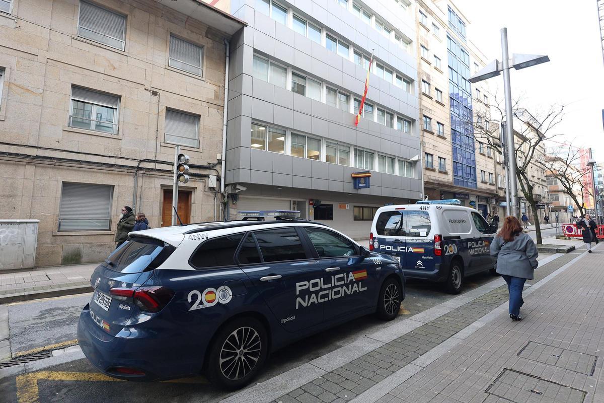 La Comisaría de Policía Nacional de Pontevedra.