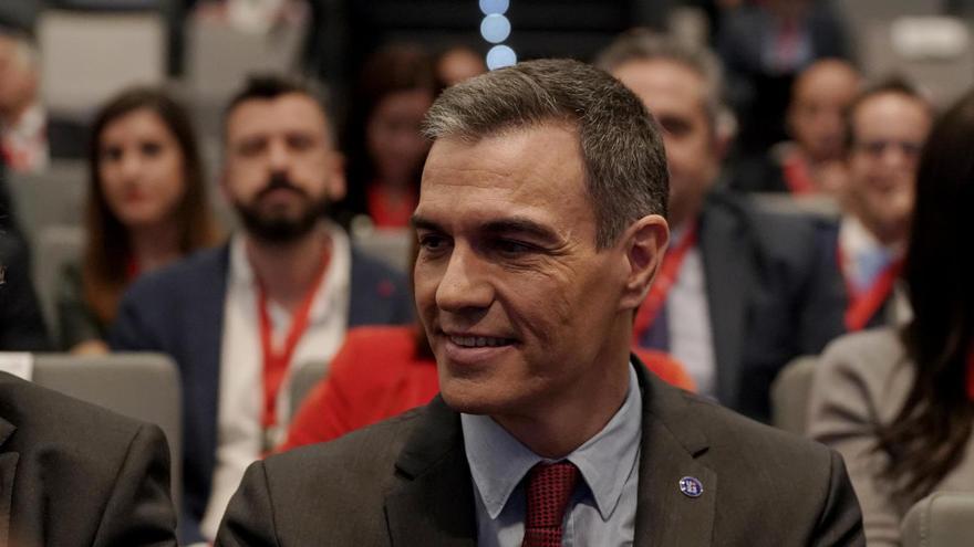 Pedro Sánchez, durante la clausura del Congreso 10º Aniversario Multinacionales con España.