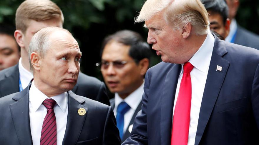 Putin y Trump en una reunión pasada.