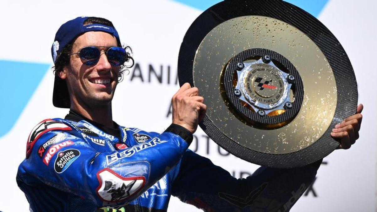 El piloto español Alex Rins, ganador en Moto GP.