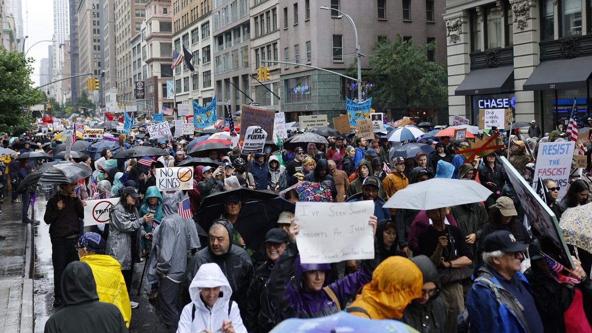 Protestas en Nueva York contra Trump