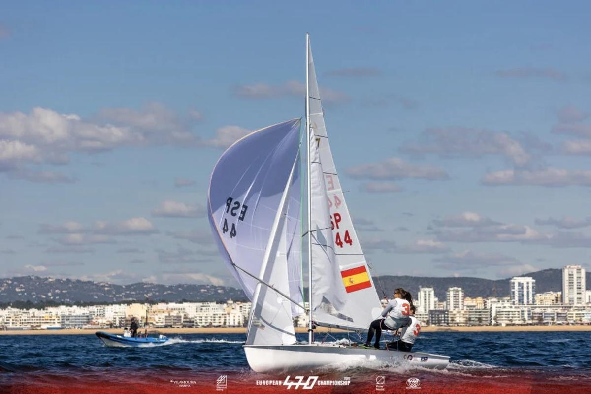 Marta Cardona Y Jordi Xammar, durante una de las regatas