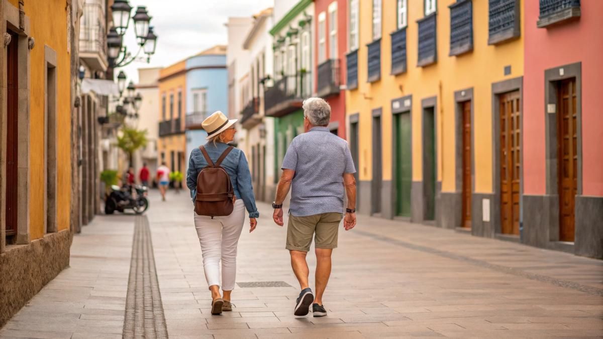 Pareja de paseo