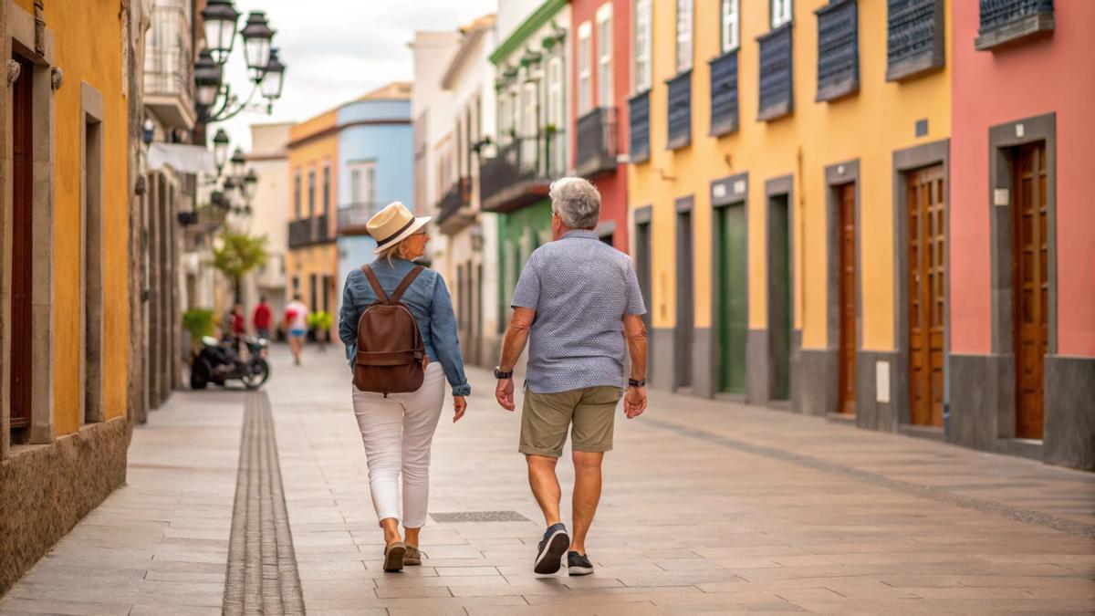 Pareja de paseo