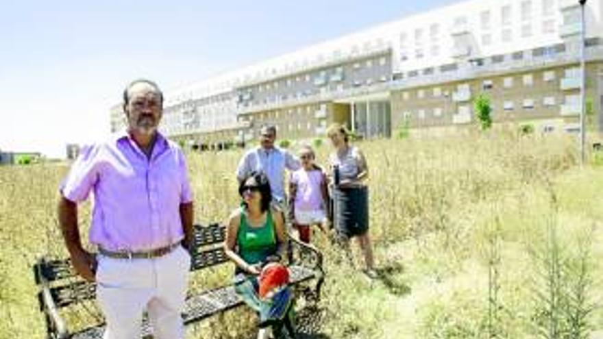 Quejas en Cuartón Cortijo por el &quot;abandono&quot; de las zonas verdes