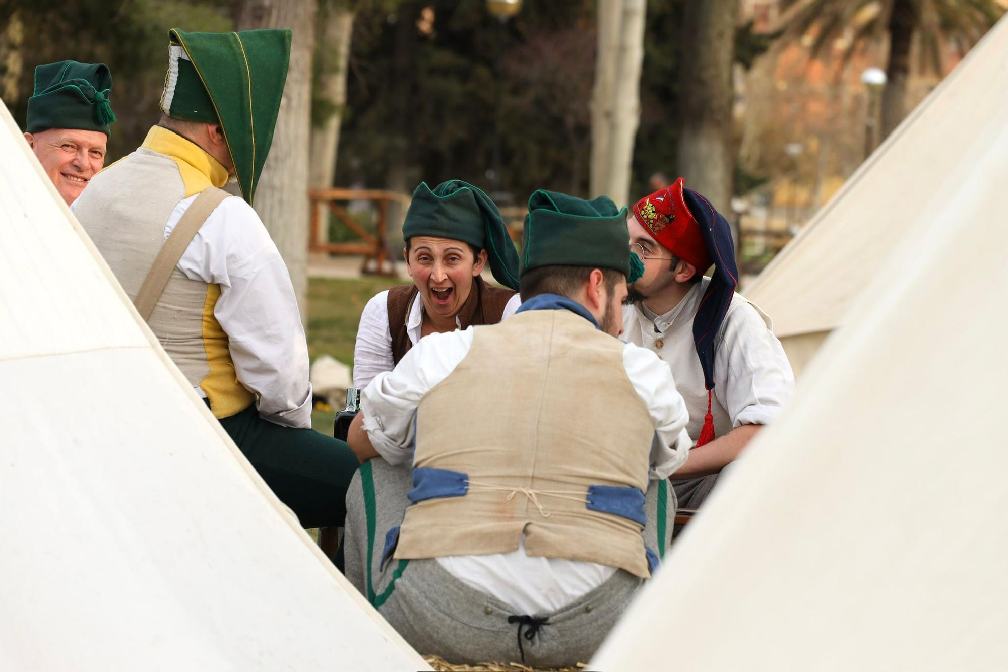 En imágenes | Comienzan los preparativos de la recreación de los Sitios de Zaragoza