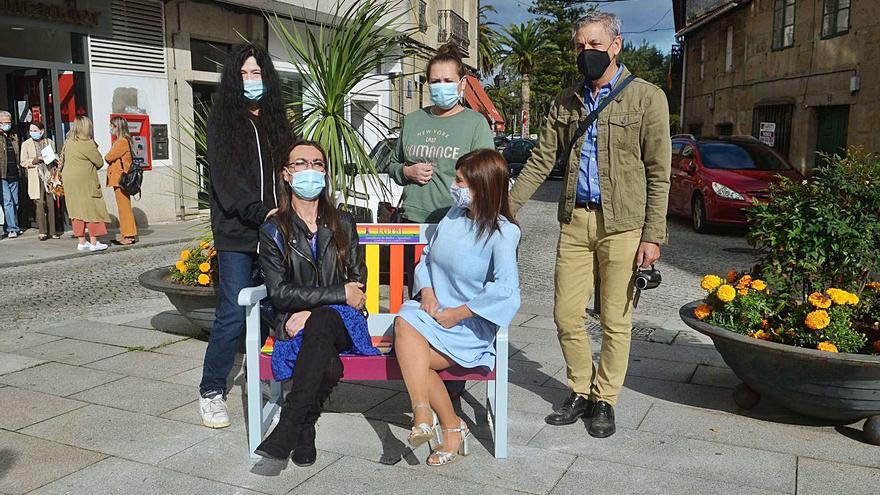 Inauguración del Banco LGTBI de Cambados, hace un mes. | // NOÉ PARGA