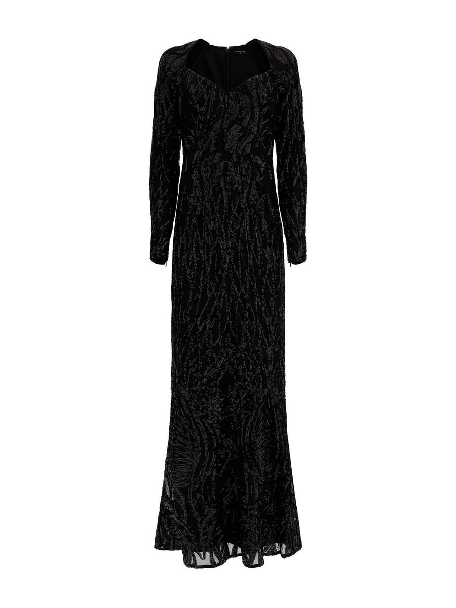 Vestido negro de lentejuelas de Marciano By GUESS