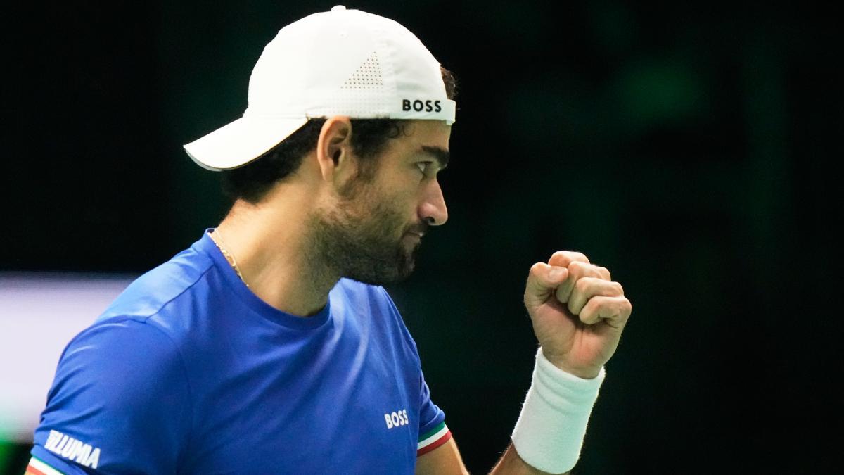 Berrettini celebra ante Carreño